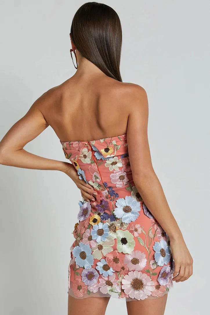 Swifty Mini Dress- Peach sold by Angel Lane product image thumbnail 4