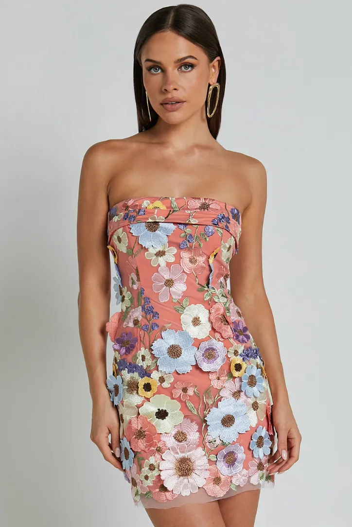 Swifty Mini Dress- Peach sold by Angel Lane product image thumbnail 5