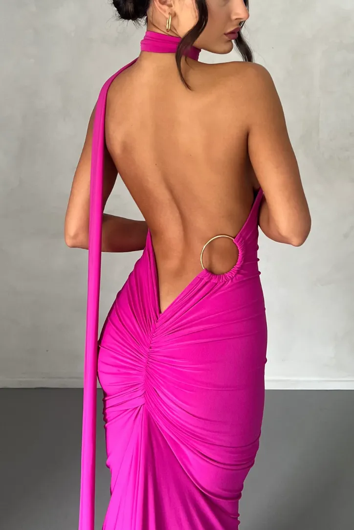 Aphrodite Maxi- Fuschia sold by Angel Lane product image thumbnail 3