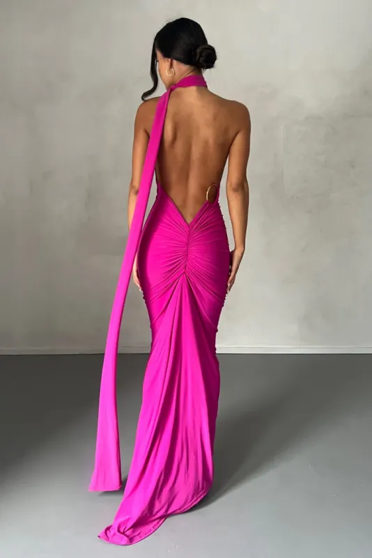 Aphrodite Maxi- Fuschia sold by Angel Lane