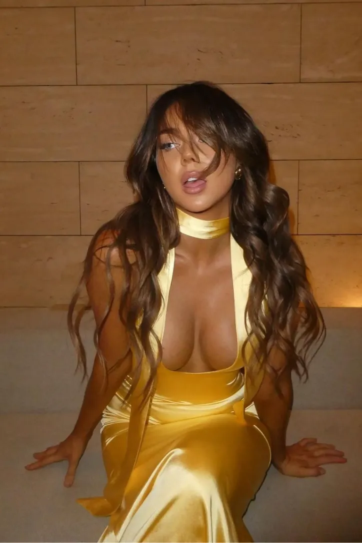 Karolina Satin Maxi- Gold sold by Angel Lane