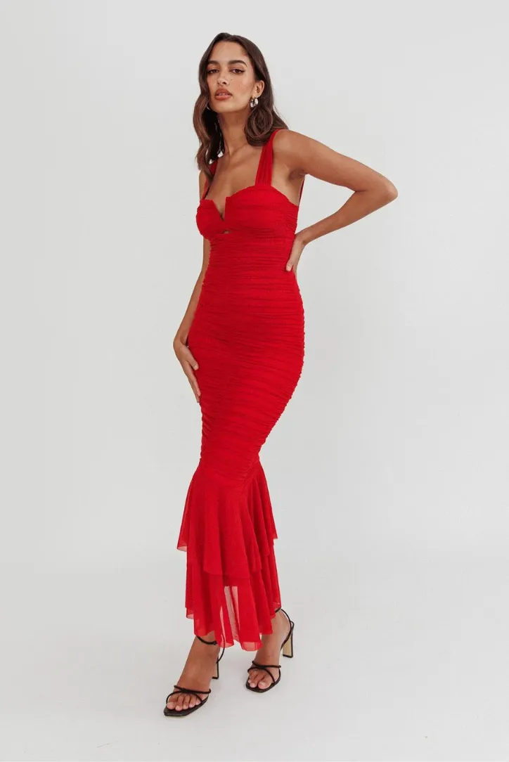 Lucia Maxi- Red sold by Angel Lane product image thumbnail 5