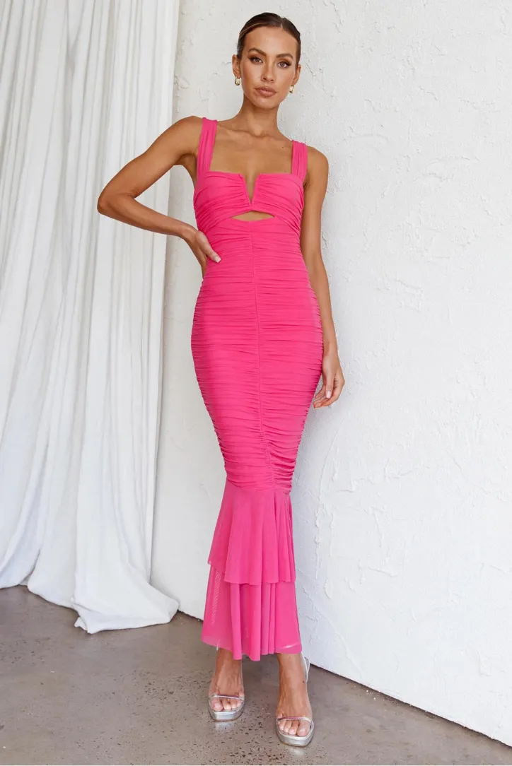 Lucia Maxi- Fuschia sold by Angel Lane