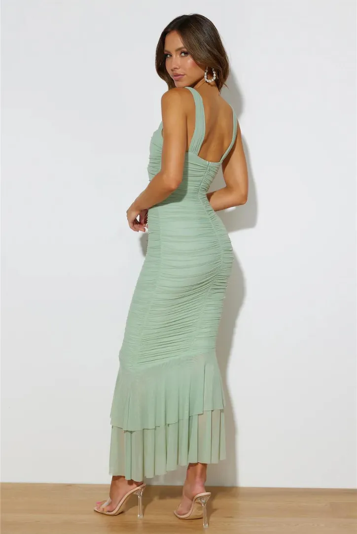 Lucia Maxi- Olive sold by Angel Lane product image thumbnail 4