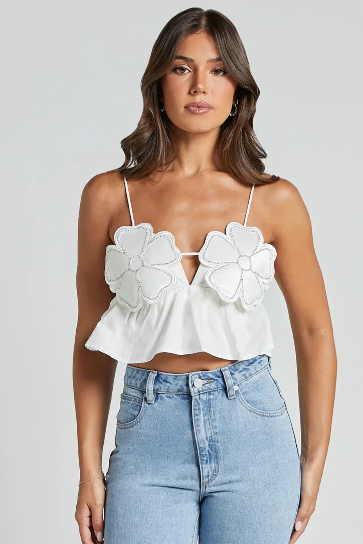 Esmerelda Top- White sold by Angel Lane product image thumbnail 2