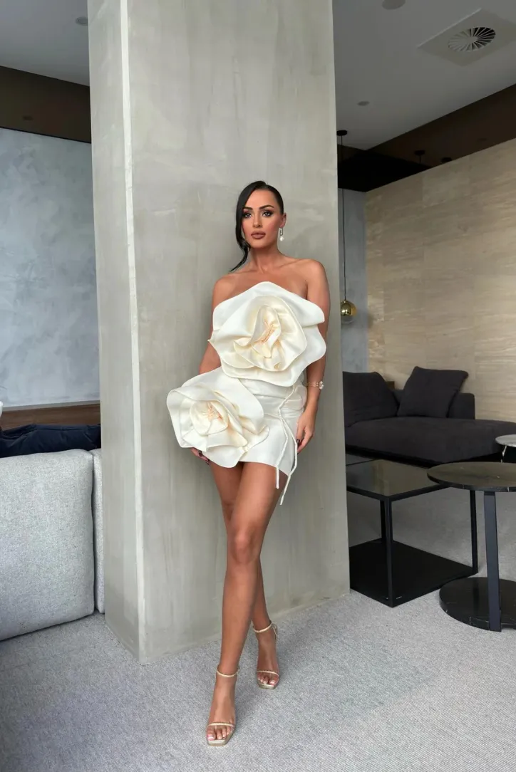 Cari Floral Mini- Ivory sold by Angel Lane product image thumbnail 2