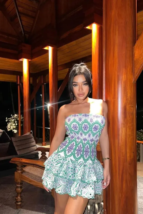 Monaco Mini Dress- Rosemary sold by Angel Lane product image thumbnail 3