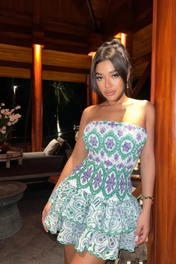 Monaco Mini Dress- Rosemary sold by Angel Lane product image thumbnail 4