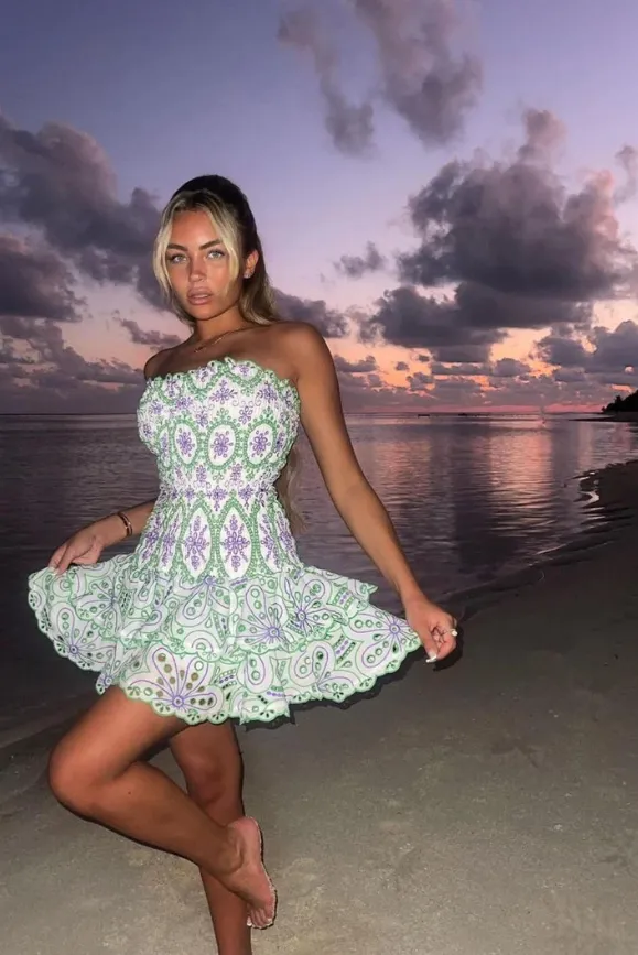 Monaco Mini Dress- Rosemary sold by Angel Lane product image thumbnail 5