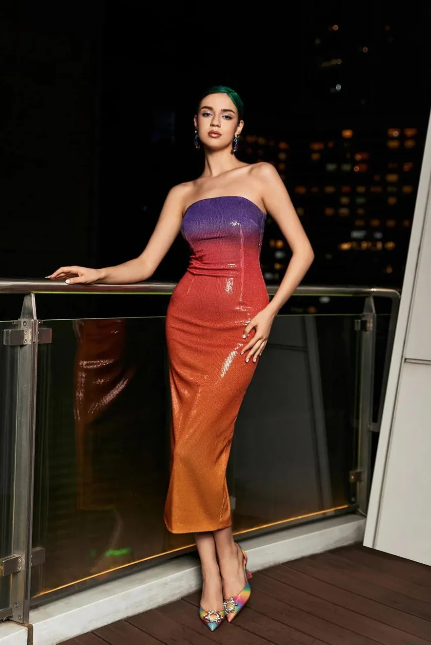 Sunset Sequin Midi sold by Angel Lane product image thumbnail 5