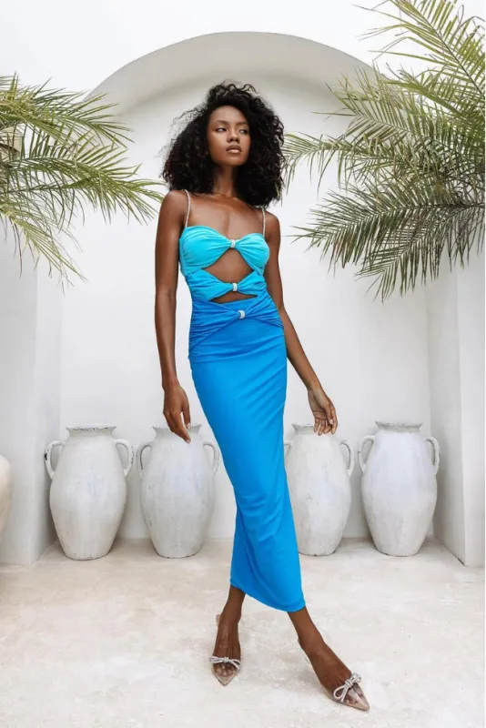 Amara Midi- Blue sold by Angel Lane