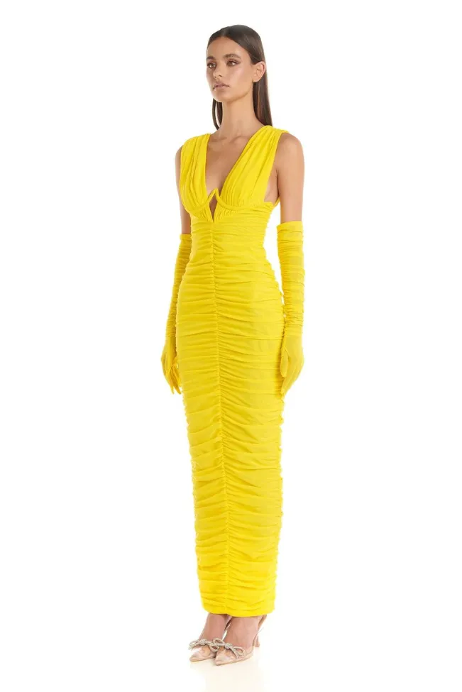 Zoe Maxi- Yellow sold by Angel Lane