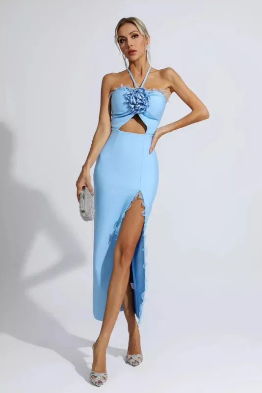 Selene Maxi- Blue sold by Angel Lane