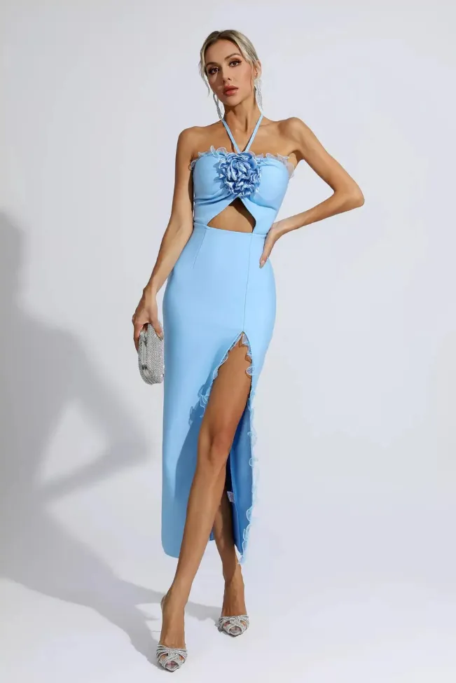 Selene Maxi- Blue sold by Angel Lane