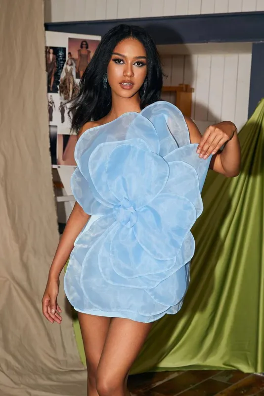 Cara Flower Mini Blue sold by Angel Lane