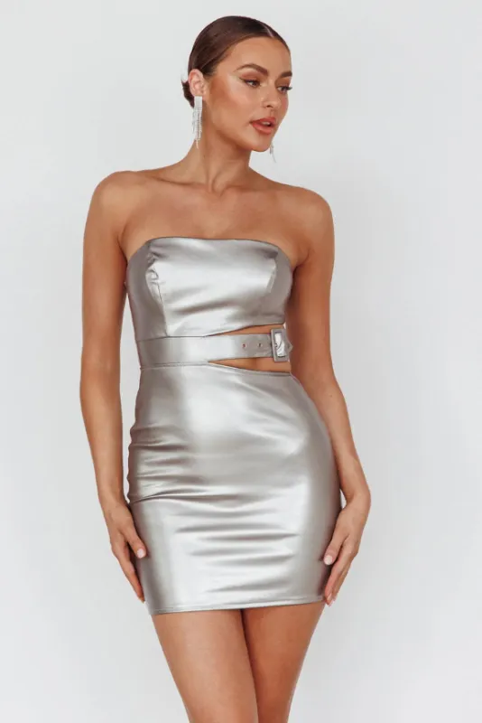 Paulie Buckle Mini Silver sold by Angel Lane