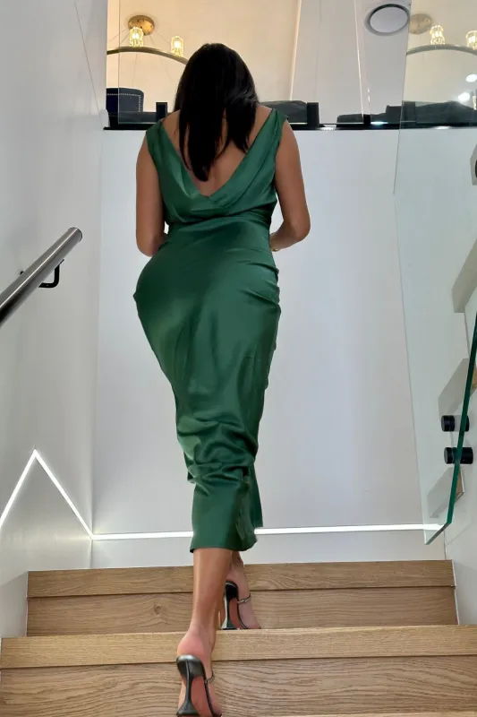 Harper Maxi Dress- Emerald sold by Angel Lane