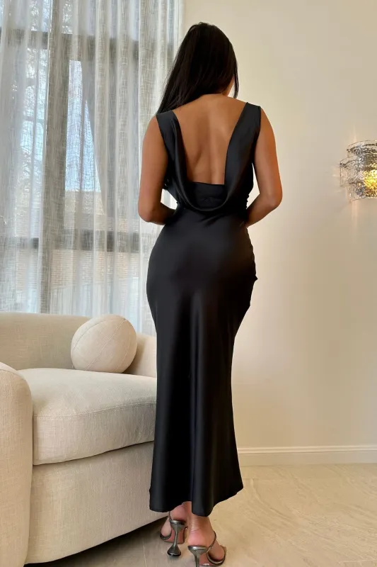 Harper Maxi Dress- Black sold by Angel Lane