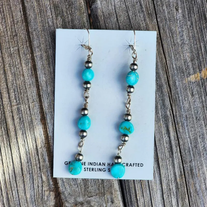" Sanja " Sonoran Gold Dangles made by Western Edge