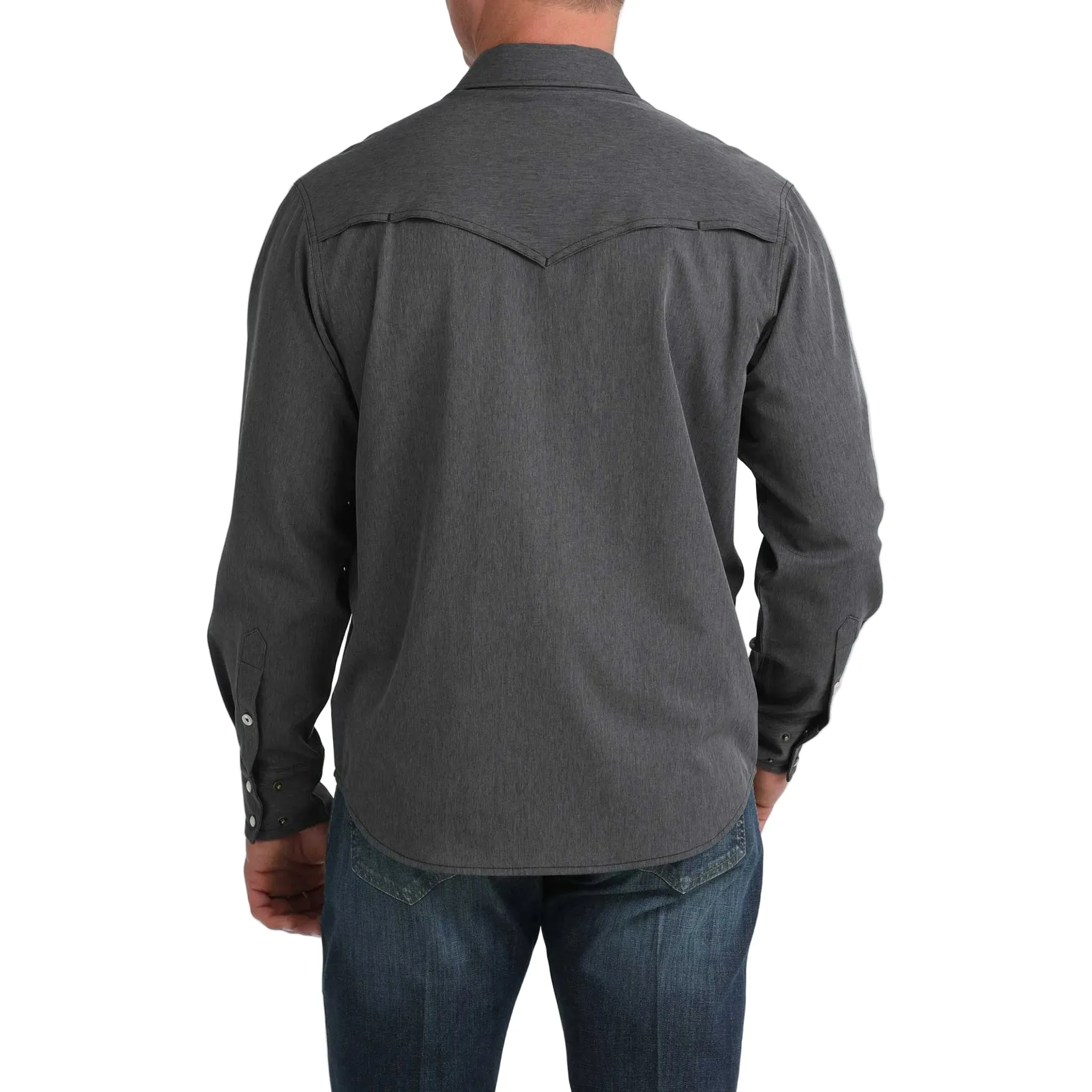 Cinch Black Stretch Ripstop Camp Shirt sold by Western Edge product image thumbnail 2