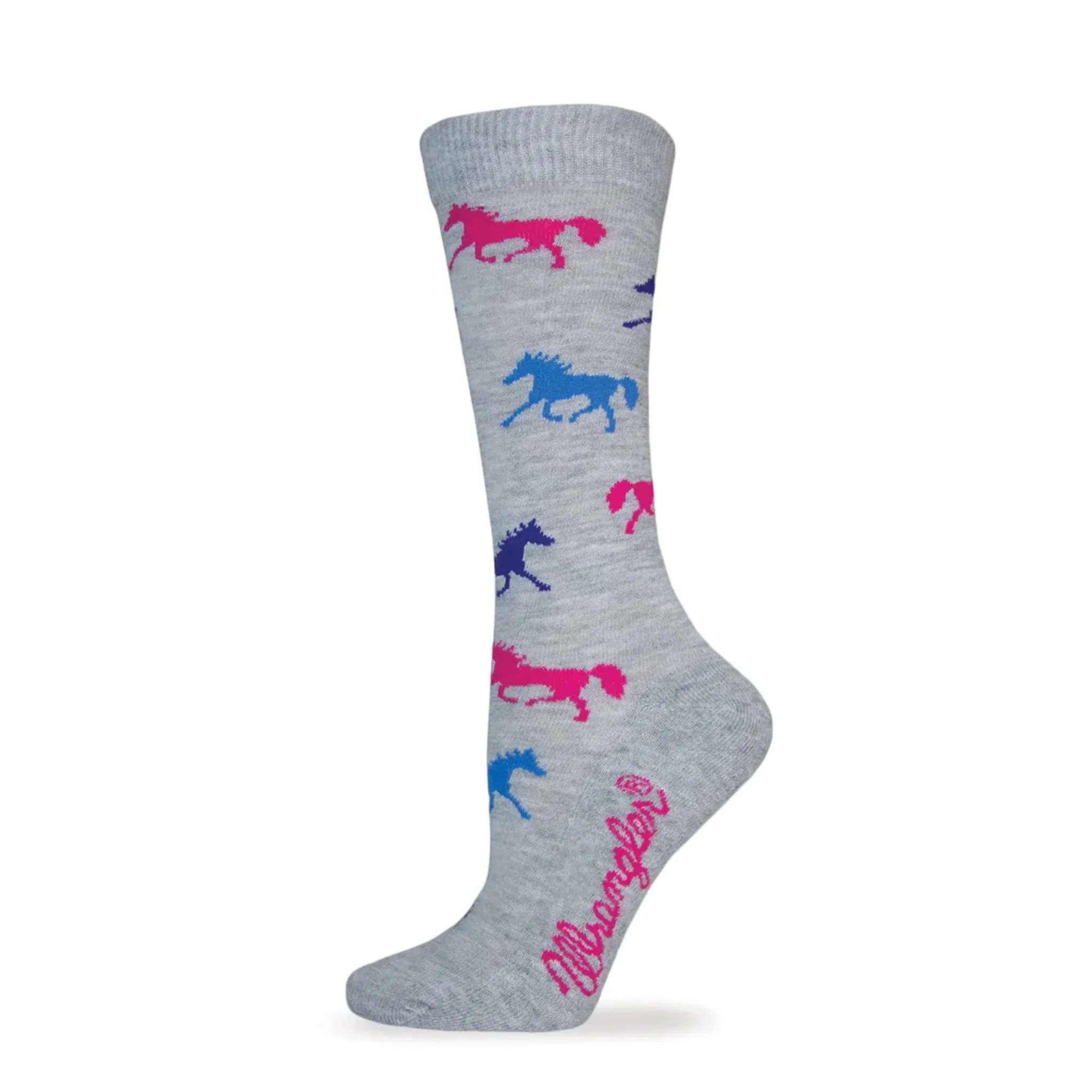 Wrangler Women's Multi-Color Horse Socks sold by Western Edge