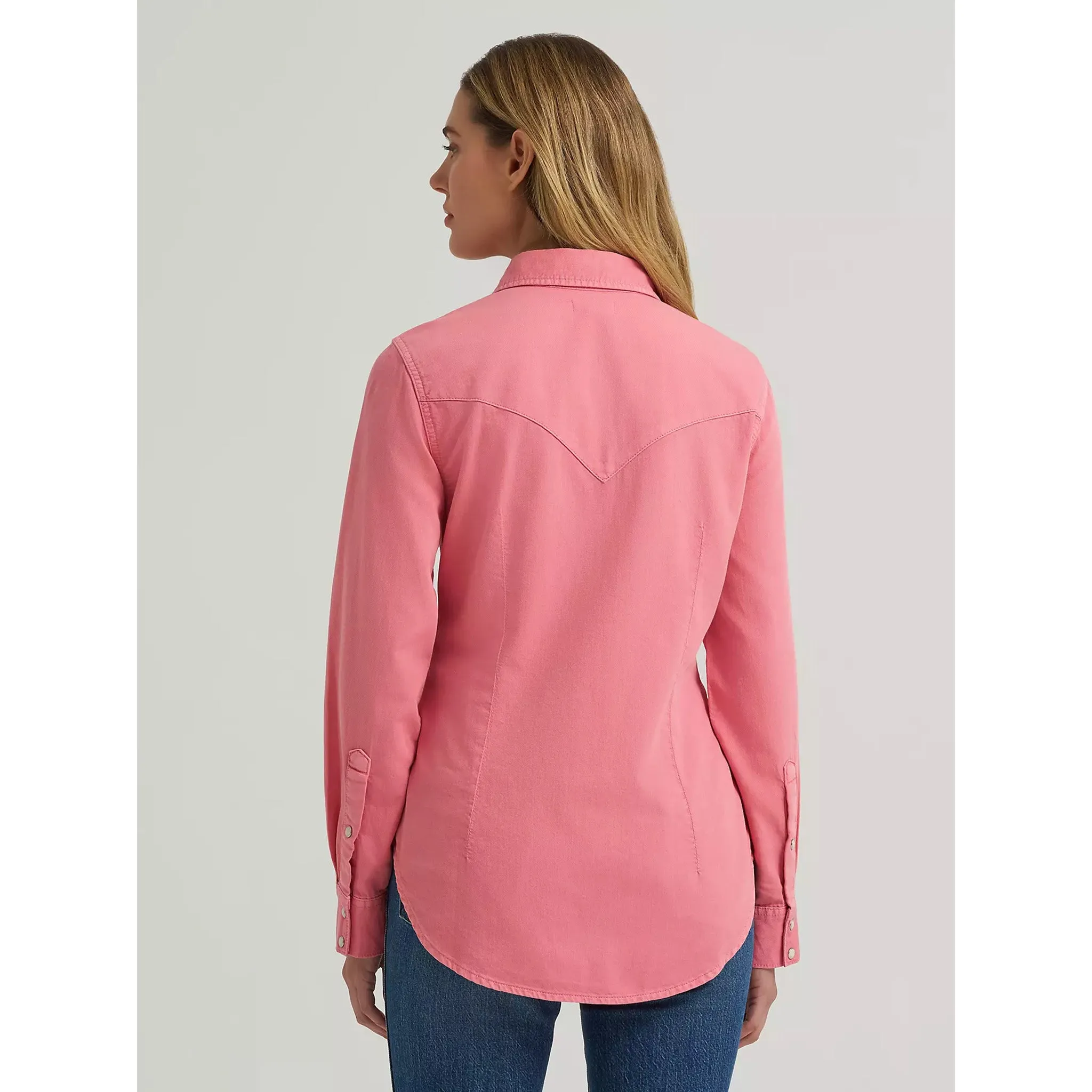 Wrangler Women's Colorwash Snap Shirt sold by Western Edge product image thumbnail 2