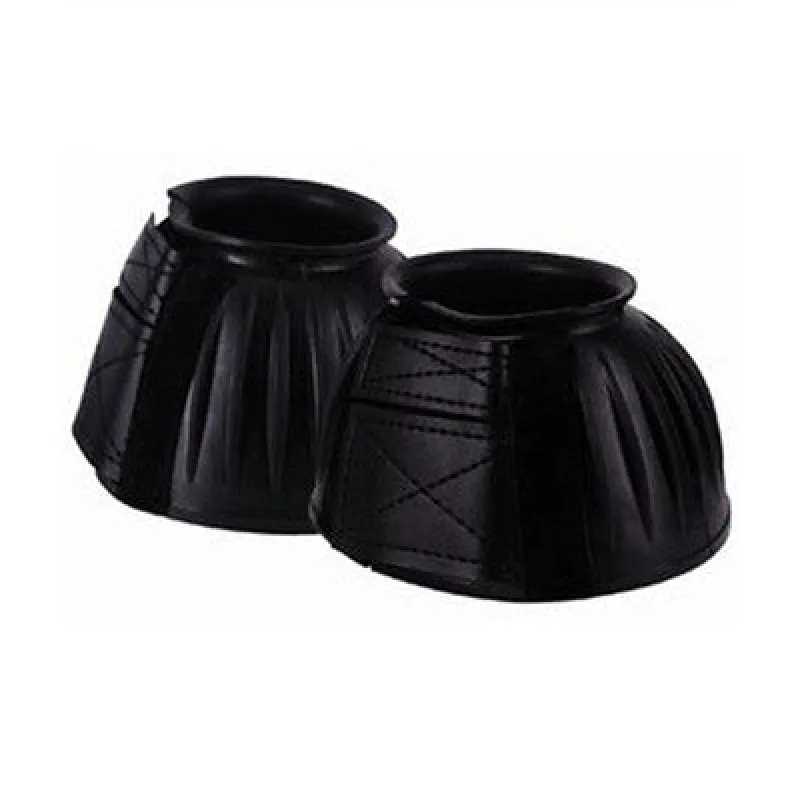 Weaver Black Rubber Bell Boots made by Western Edge