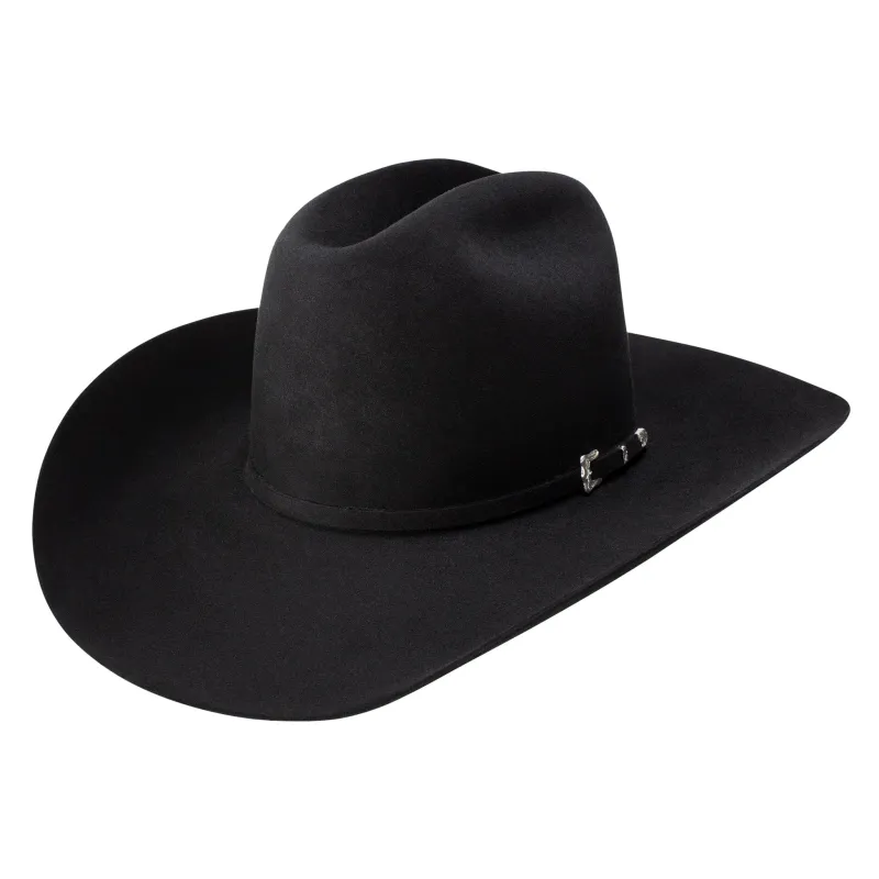 20X Black Gold Profile Felt Cowboy Hat made by Western Edge