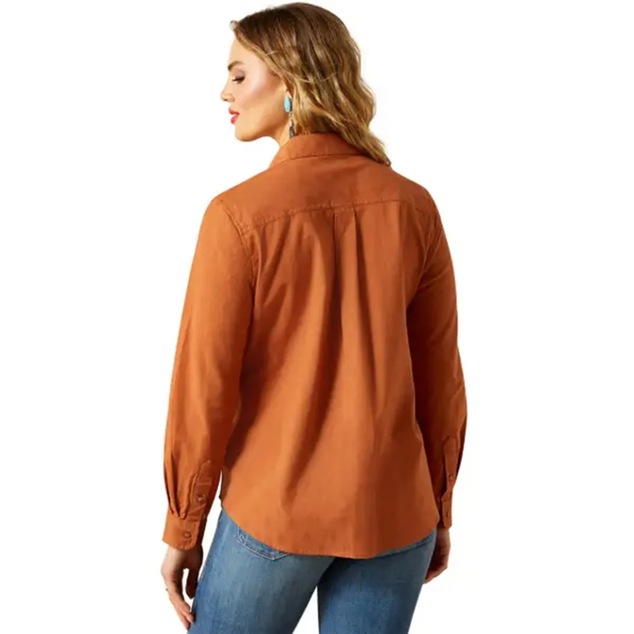 Ariat Women's Billie Jean Glazed Ginger Shirt sold by Western Edge product image thumbnail 2