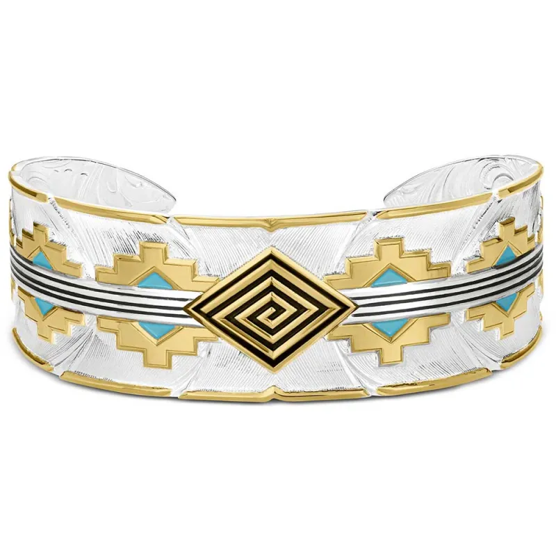 Montana Silversmith Painted Sky Cuff Bracelet made by Montana Silversmiths
