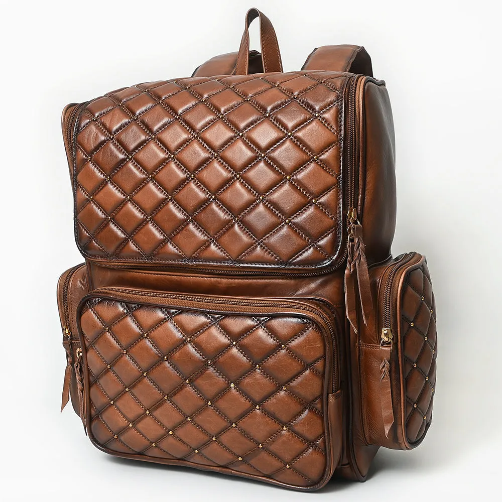American Darling Quilted Leather Backpack sold by Western Edge