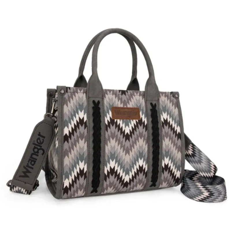 Wrangler Grey Aztec Tote Bag sold by Western Edge