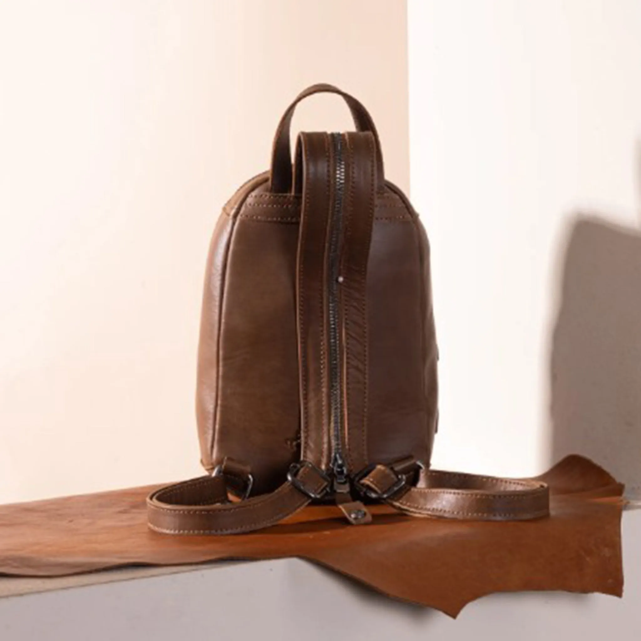 Wrangler Hair-on Cowhide Convertible Sling Bag sold by Western Edge product image thumbnail 2