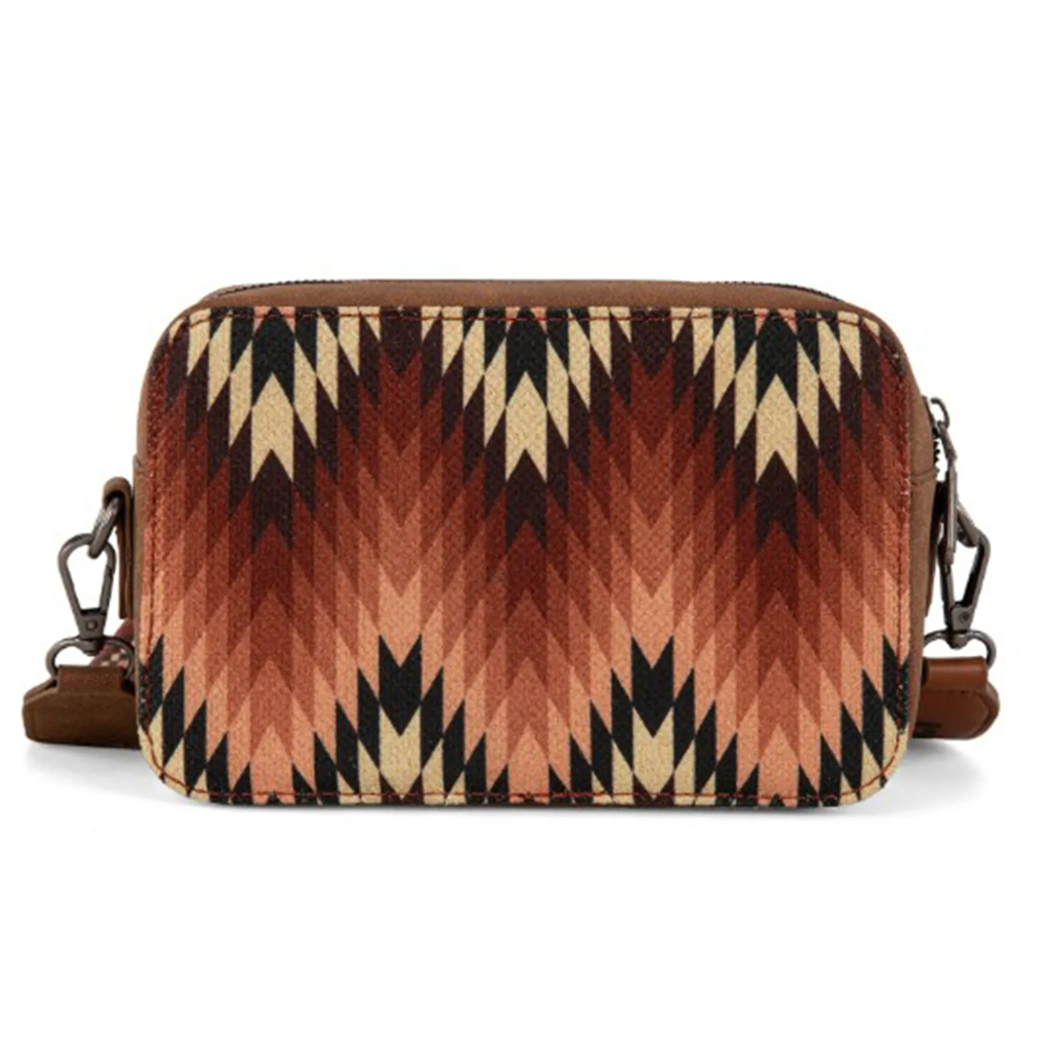 Wrangler Brown Aztec Crossbody Purse sold by Western Edge product image thumbnail 2