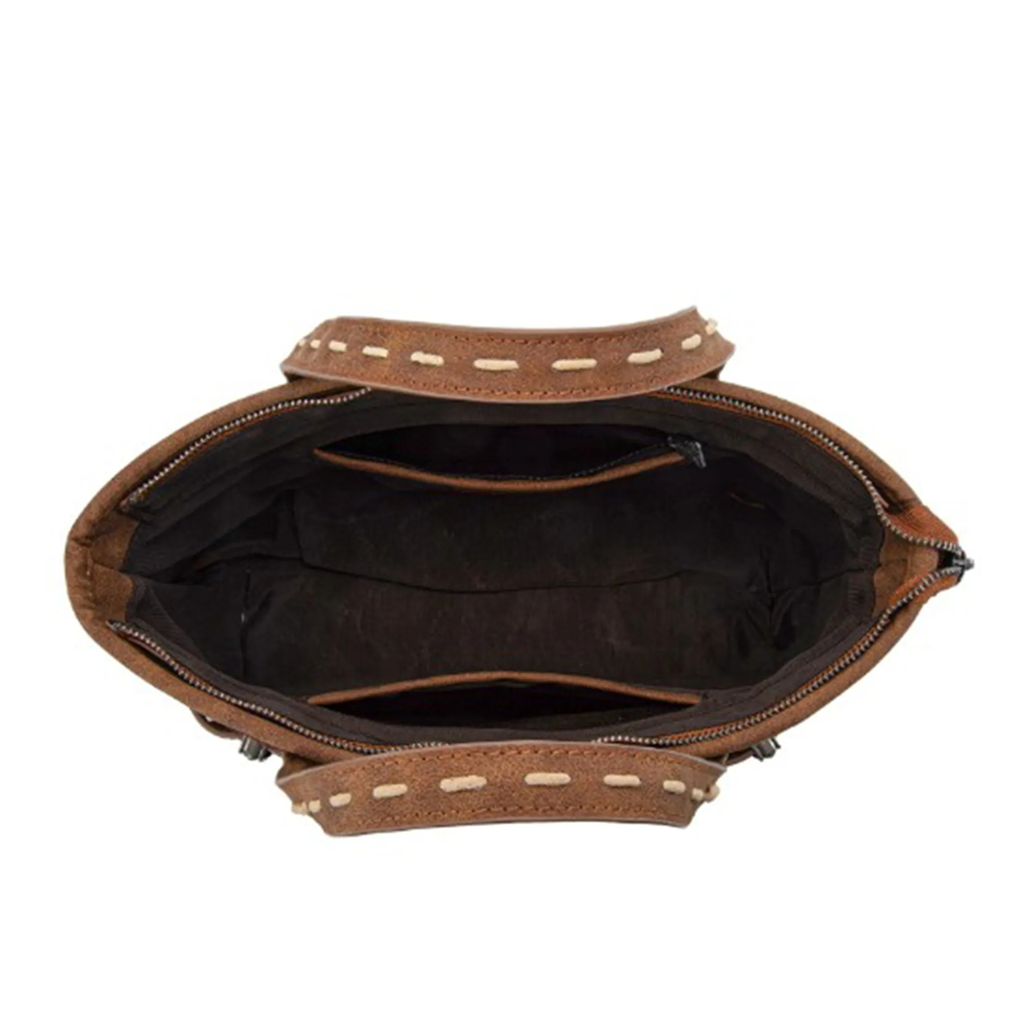 Trinity Ranch Brown Hair-on Cowhide Tote Bag sold by Western Edge product image thumbnail 2