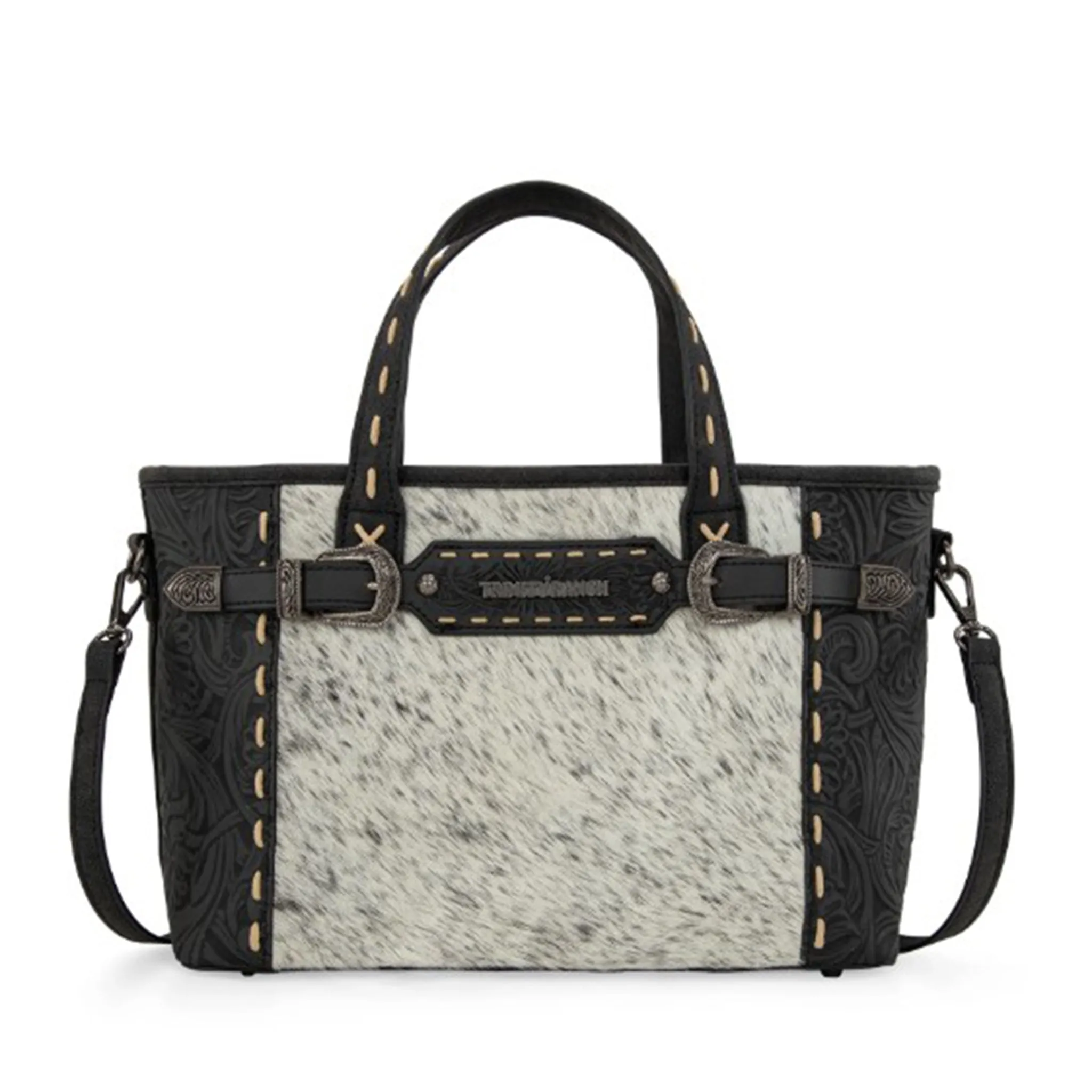 Trinity Ranch Hair-on Cowhide Tote Bag sold by Western Edge