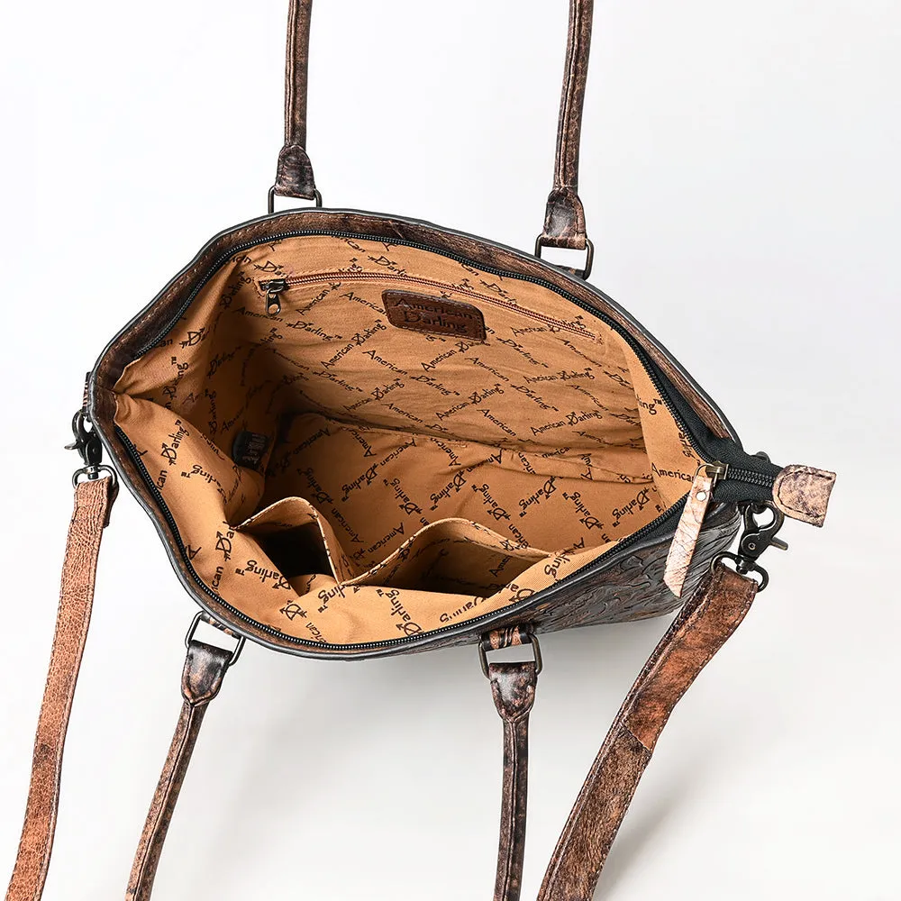 American Darling Chocolate Brown Tote Bag sold by Western Edge product image thumbnail 4