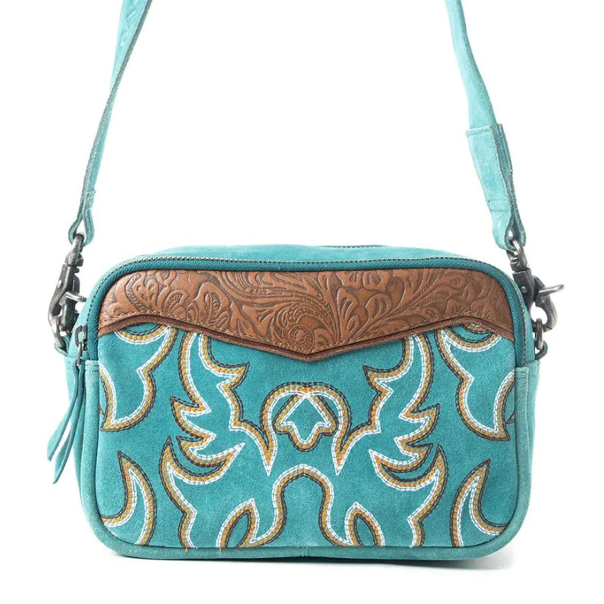 Myra Tooled Boot Stitch Purse sold by Western Edge