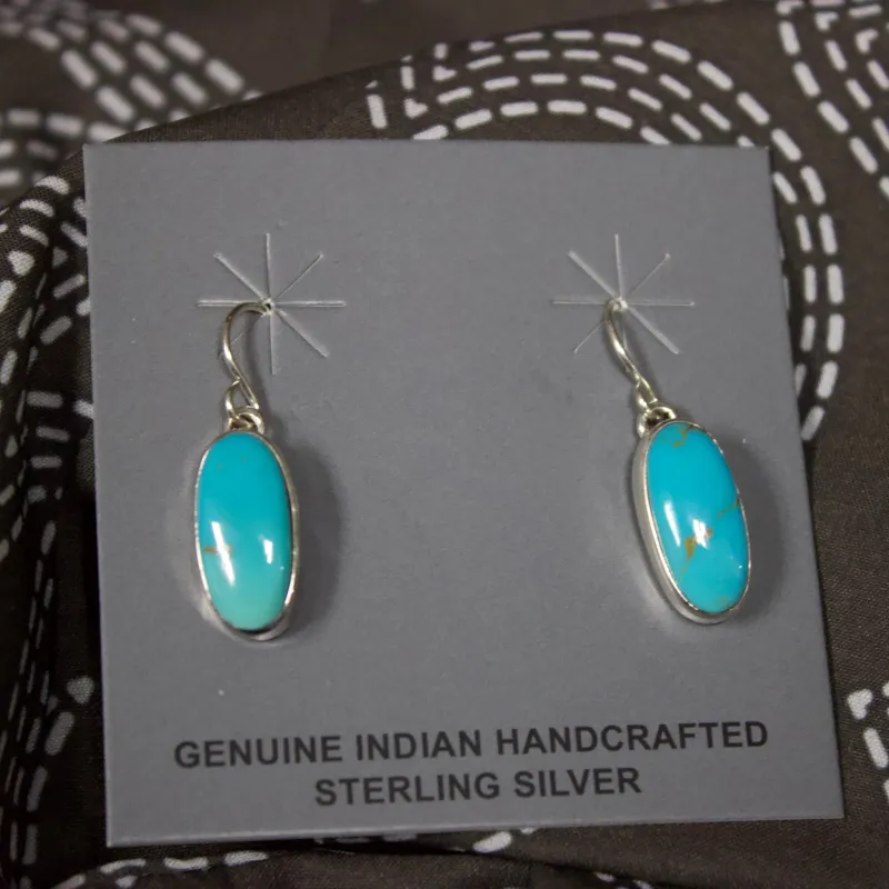 "Smith" Kingman Drop Earrings made by Western Edge