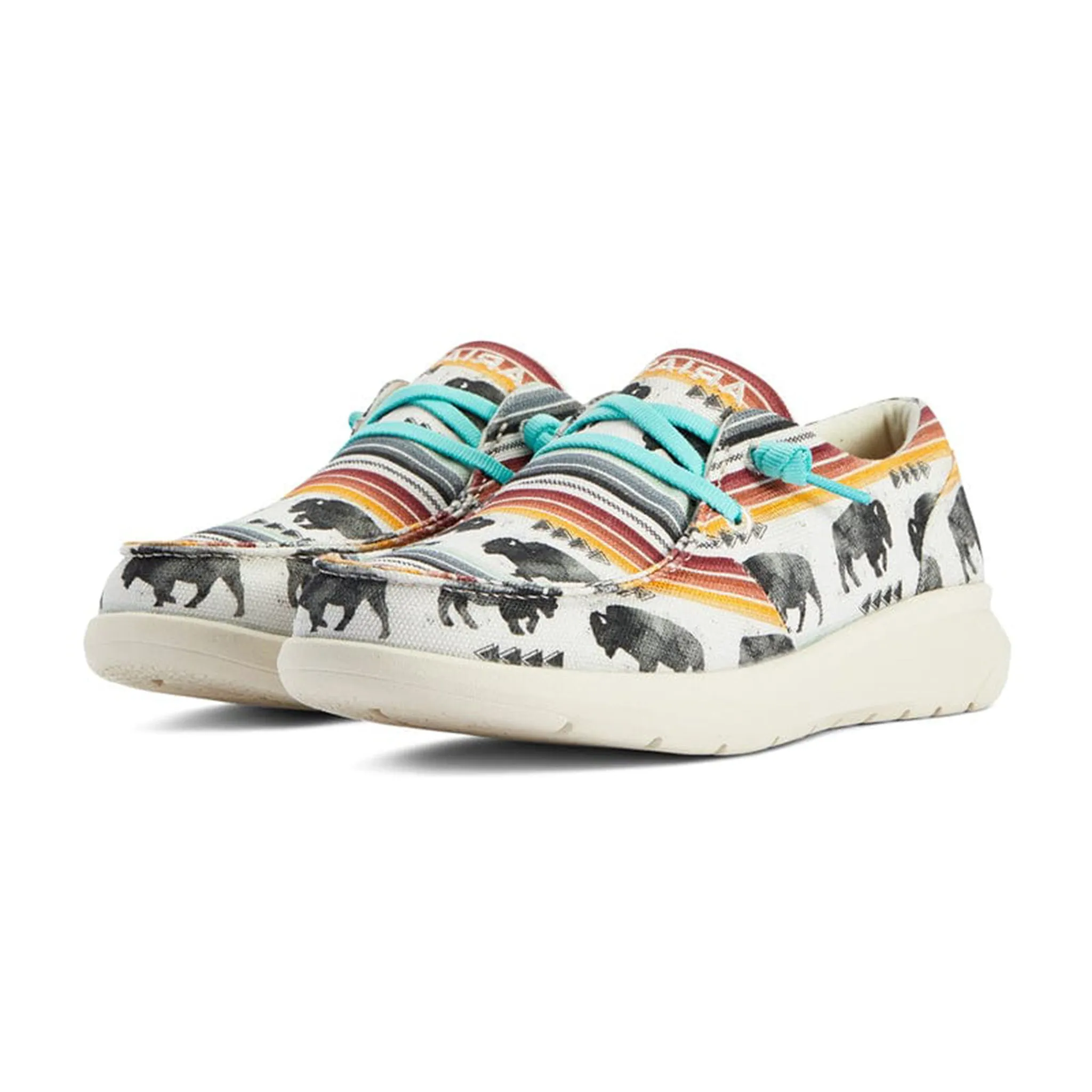 Ariat Women's Buffalo Print & Stripe Hilo sold by Western Edge