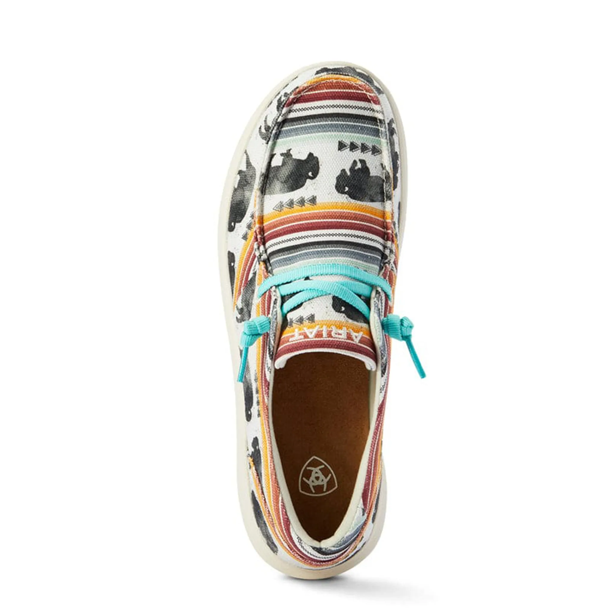 Ariat Women's Buffalo Print & Stripe Hilo sold by Western Edge product image thumbnail 5