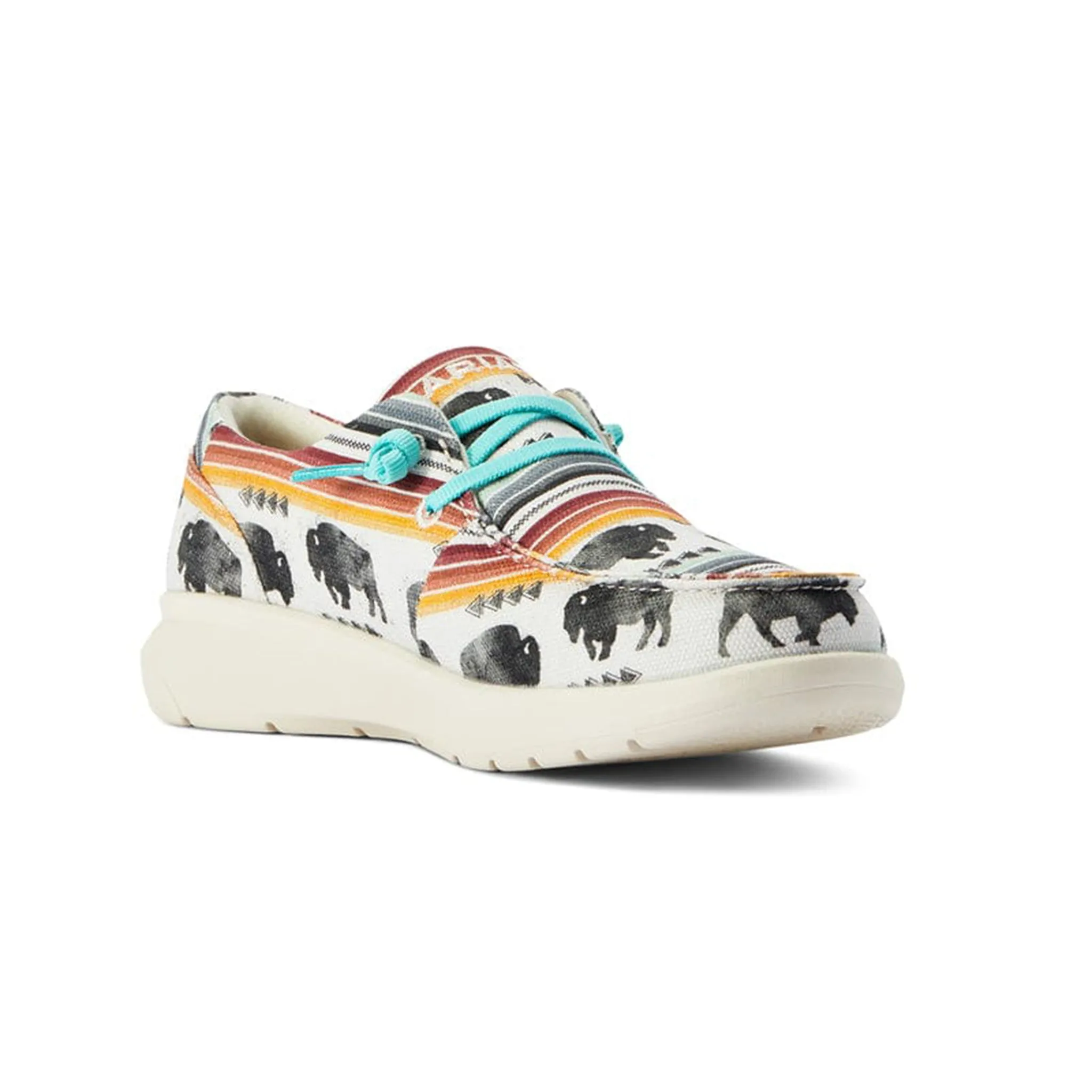 Ariat Women's Buffalo Print & Stripe Hilo sold by Western Edge product image thumbnail 2