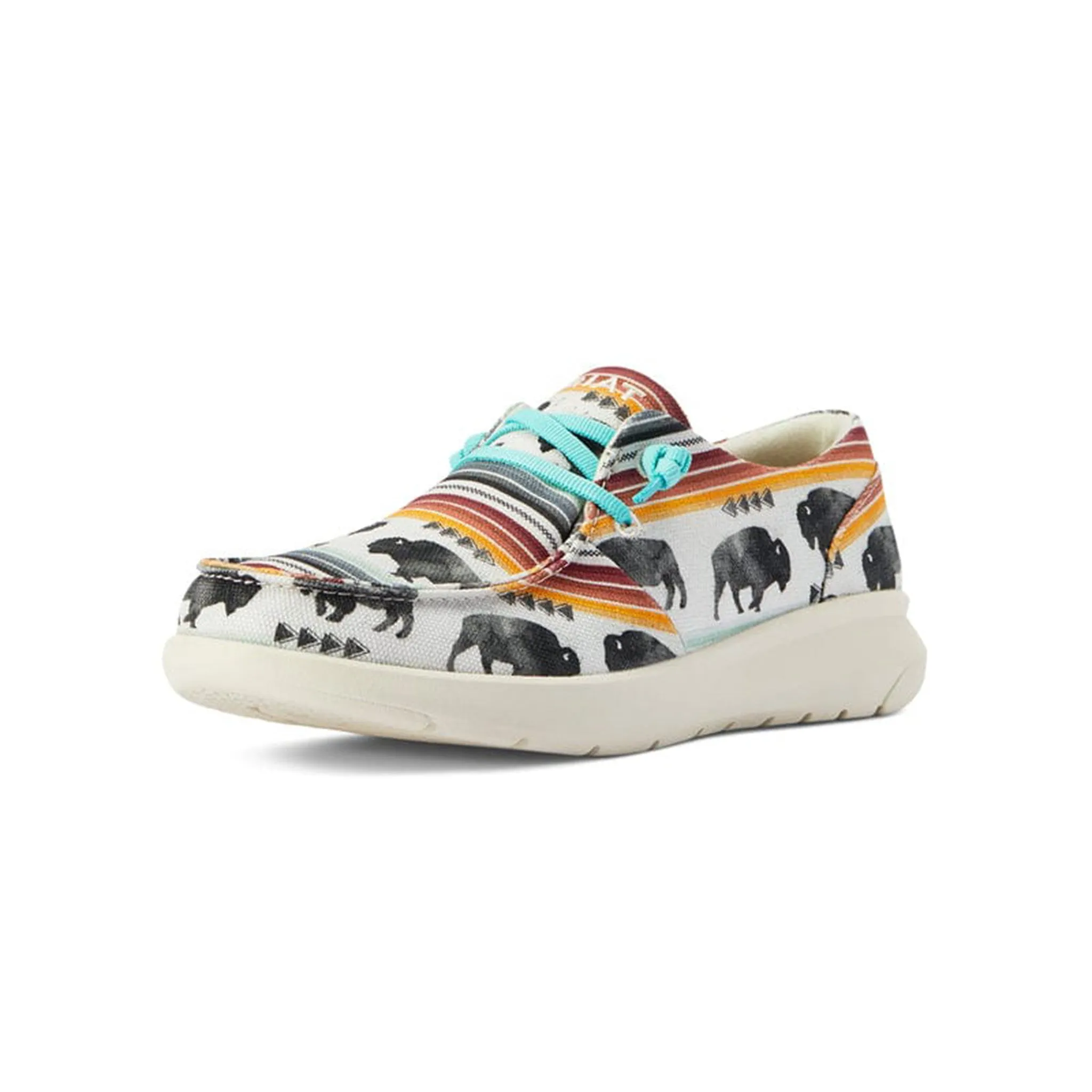 Ariat Women's Buffalo Print & Stripe Hilo sold by Western Edge product image thumbnail 3