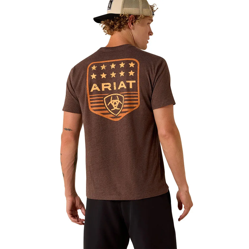 Ariat Men's Patriotic Badge Tee sold by Western Edge product image thumbnail 2