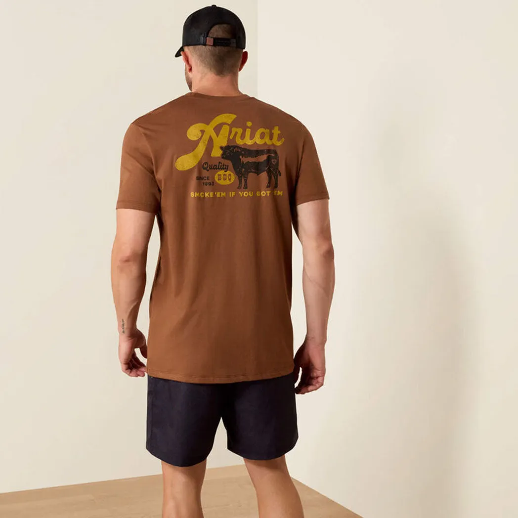 Ariat Men's BBQ Smoke Em Tee sold by Western Edge product image thumbnail 2