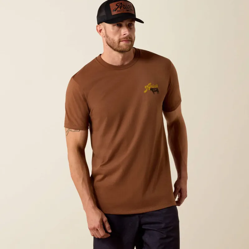 Ariat Men's BBQ Smoke Em Tee made by Ariat
