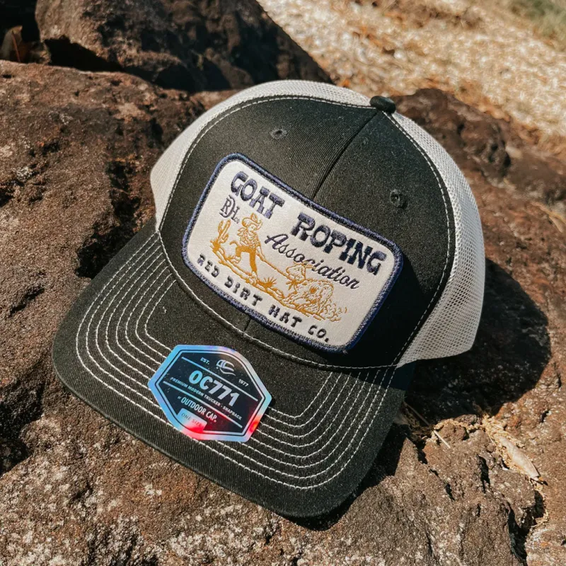 Red Dirt Goat Roping Ball Cap made by Western Edge