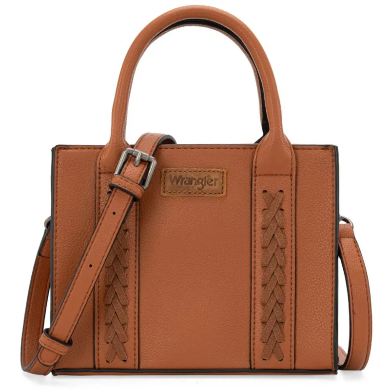 Wrangler Brown Whip Stitch Purse made by Montana West