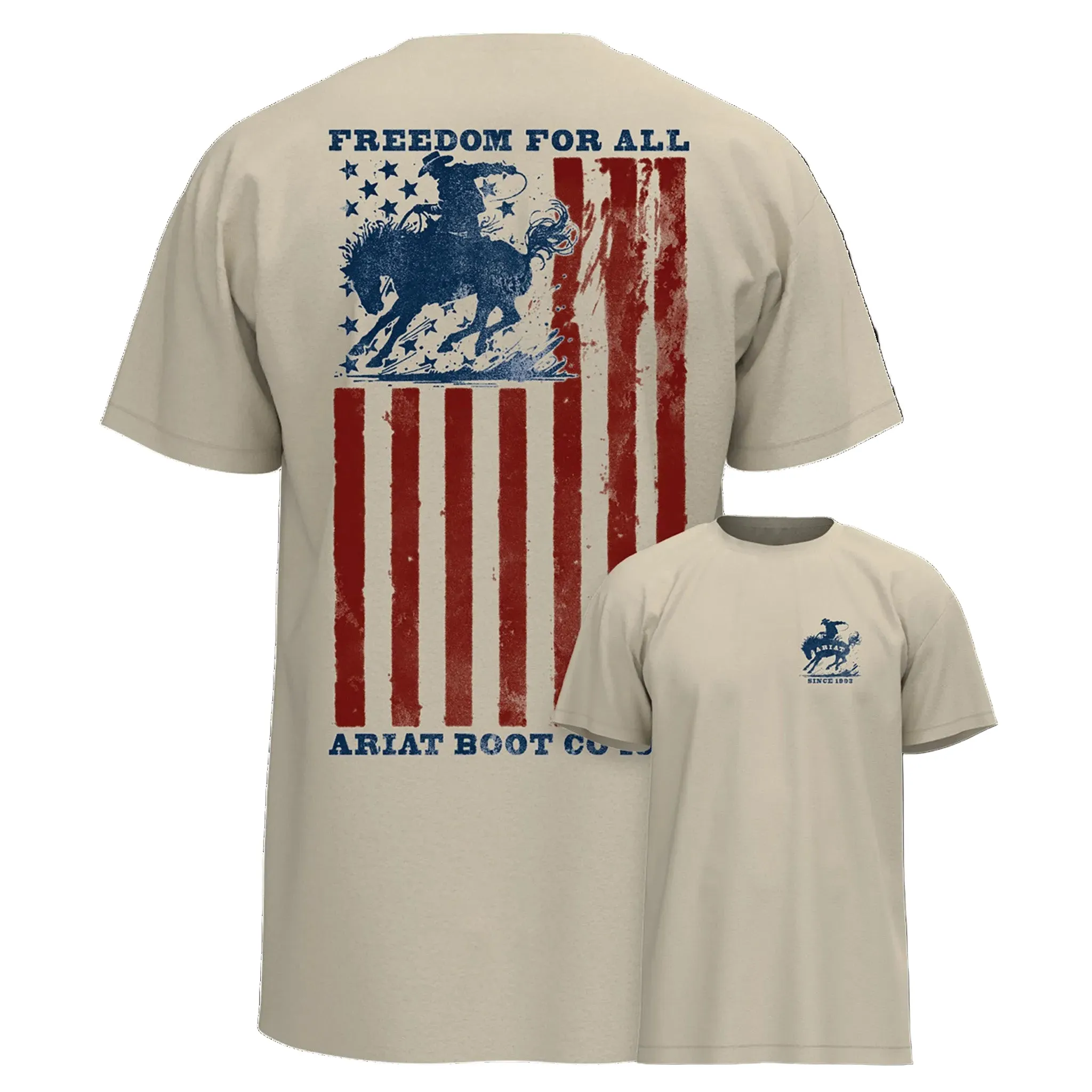 Ariat Men's Split Freedom Tee sold by Western Edge product image thumbnail 3