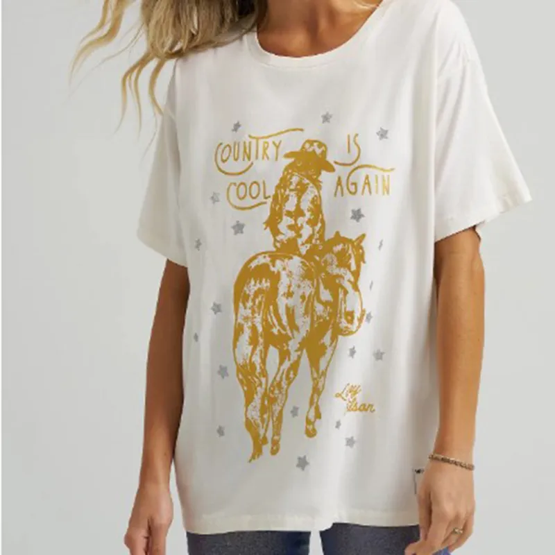 Wrangler Lainey Wilson 'Country is Cool Again' Tee sold by Western Edge